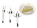 RSVP Quick Release Easy Serve Fork, Pie Server, and Spatula - 3 Piece Set