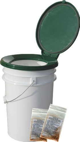Tote-able Toilet with 2 Enzyme Packets