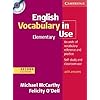 English Vocabulary in Use - Elementary. Edition with answers and CD-ROM: Second Edition