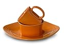 Fiesta 3-Piece Square Place Setting, Tangerine