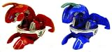 Bakugan LOOSE Special Attack Evolution Metal Dragonoid Blue + Red