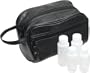 American Tourister Leather Shave Kit,Black,One Size