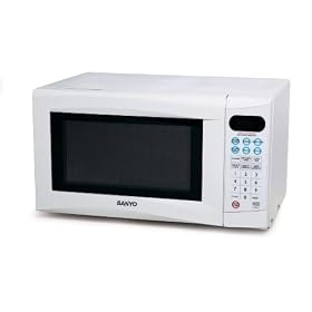Sanyo EM-S155AW 17 litre 700 watt Touch Control Solo Microwave Oven, White