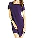 Vanberfia Women's Casual Summer Mini T shirt Dress