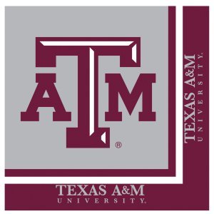 Creative Converting Texas A & M Aggies Luncheon Napkins (20 Count)