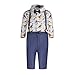 Baby Boys Clothing Set 4 pcs Romper Overalls Tuxedo babies Clothes Suit Outfit