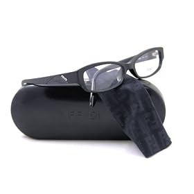 AUTHENTIC FENDI EYEGLASSES FS OPTICAL RX F 806L 001 BLACK F806L