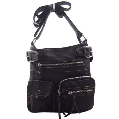 Crossbody Bag - Crossbody Purse - Multiple Pocket Crossbody Shoulder Bag - Crossbody Shoulder Purse with Adjustable Shoulder Strap - Crossbody Bag for Woman - Zip-top Closure Crossbody Purse - STIELLA Crossbody Bag By MKF Collection