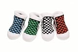 Baberoo Organic Cotton Baby Socks Shoes Gift Box - Skaters(0-12 months), multi colors