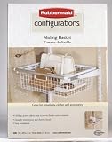 Rubbermaid Configurations Wire Sliding Basket - White