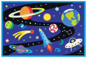 Childrens Toyshop  Toys : LA Rug Out of This World Rug 39"x58"