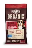 Castor & Pollux Organix Adult Canine Formula, Chicken, Brown Rice & Flax Dry Dog Food, 25-Pound Bag