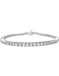 14k Gold 4-Prong Diamond Tennis Bracelet (5 cttw, H-I Color, I1-I2 Clarity)