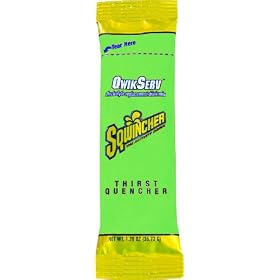 Sqwincher 060902-LL Lemon-Lime Flavor Qwik Serv Powder Electrolyte Replacement Beverage Mix (Case of 96): Industrial &amp; Scientific