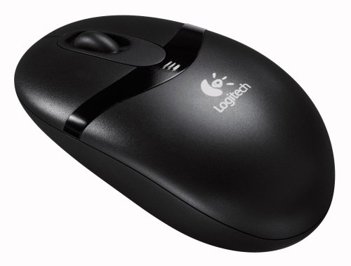 Logitech optische Maus schnurlos schwarz