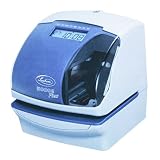 Lathem Time 5000EP 5000E Plus Electronic Time Recorder/Document Stamp/Numbering Machine, Cool Gray
