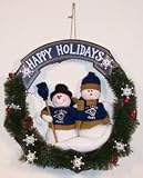 ST SAINT LOUIS RAMS NFL Snowman Holiday CHRISTMAS WREATH New Gift
