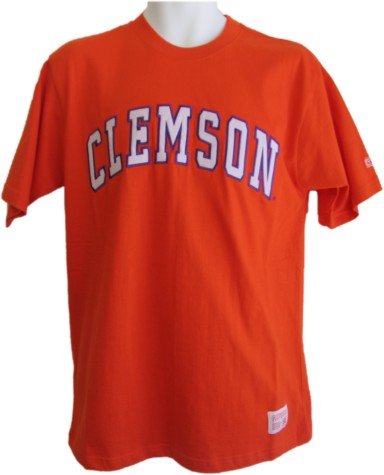 Buy Clemson T-Shirt - Clemson Tigers S S Campus Yard Embroidered Tee