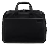 Stratic Aktentasche Tribute Leder, schwarz, 29 cm