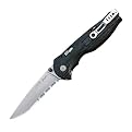 SOG Flash II Folding Knife- 1/2 Serrated Edge