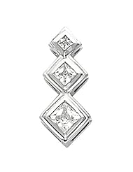 Platinum Diamond Pendant - 0.60 Ct. -- LIFETIME WARRANTY