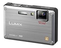 Panasonic DMC-FT1EG-S Digitalkamera (12 Megapixel, 4-fach opt. Zoom, 6,9 cm (2,7 Zoll) Display, Bildstabilisator, bis 3m wasserdicht) silber