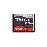 SanDisk Carte CompactFlash (CF) Ultra II 60x - Carte Memoire Flash - 2 Go