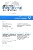 Harvard International Law Journal
