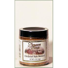 Ukrainian Style Mustard / 5 oz Jar/ 6 Jars