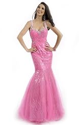 Maternity Crystal Applique Crystals Beaded Lace Chiffon/Taffeta/Tulle Evening Dress/Quinceanera Dress 