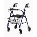 Medline Deluxe Folding Rollator Walker, Blue