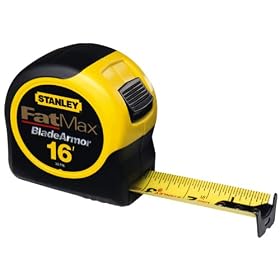 Stanley 33-716 16-Foot-by-1-1/4-Inch FatMax Tape Rule with Blade Armor