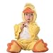 Lil Characters Infant Duck Costume, Yellow/Orange/White