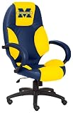 Michigan Wolverines Leather Office Chair