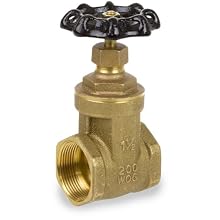 Smith-Cooper International 8501L Series Brass Gate Valve, Potable Water Service, Non-Rising Stem, Inline, NPT Female