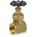 Smith-Cooper International 8501L Series Brass Gate Valve, Potable Water Service, Non-Rising Stem, Inline, NPT Female