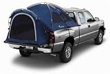 GM 8' Long Bed Blue Truck Tent with Awning and White GM Racing Logo