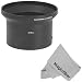 2 Pcs. Lens Tube Adapter for FUJIFILM FinePix S1600 S1700 S1730 S1770 S1800 S1850 S1880 S2500HD S2550HD S2600HD S2700HD Camera + 1 Premium Microfiber Lens Cleaning Cloth