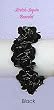 Bracelet - B332 - Stretch Sequin - Black