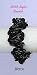 Bracelet - B332 - Stretch Sequin - Black