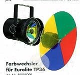 Colour-wheel with motor for Pinspot T-36