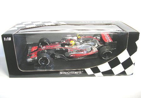 Childrens Toyshop  Toys : 1:18 Scale Lewis Hamilton 2007 McLaren Minichamps Diecast Model Car