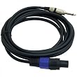 Pyle-Pro PPSJ15 Professional Speaker Cable (12 Gauge, Speakon to 1/4'', 15 ft.)