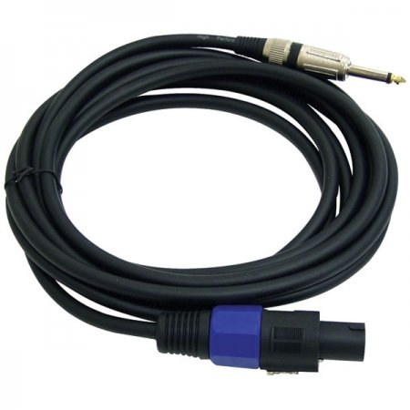 Pyle-Pro PPSJ15 Professional Speaker Cable (12 Gauge, Speakon to 1/4'', 15 ft.)