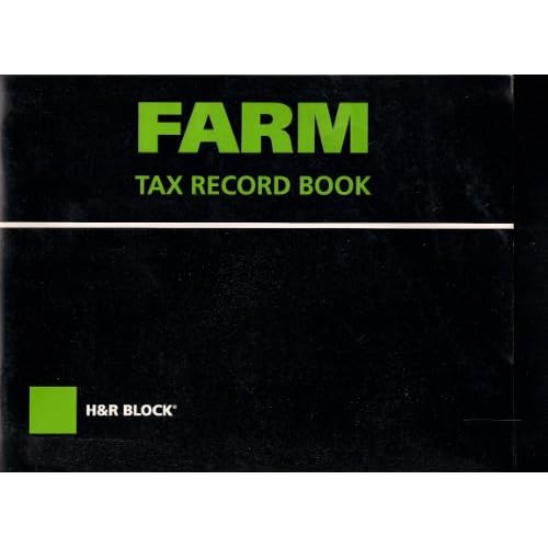 Farm Tax Record Book H & R Block Books