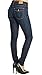 True Religion Women's Casey Low Rise Super Skinny Jean In Picasso's Blues