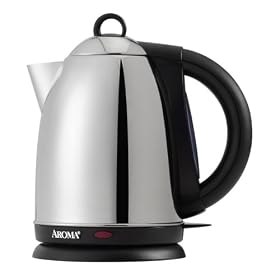 Aroma 1.5L X-Press Stainless Steel Water Kettle - AWK-115S by Aroma