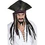 Rubies Accessories Pirate Hat with Dread Locks