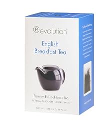 Revolution Tea English Breakfast  Black Tea, 16-Count Teabags (Pack of 6)