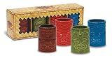 TIKI MINI MUG SHOT GLASS HAWAII - 4-PACK